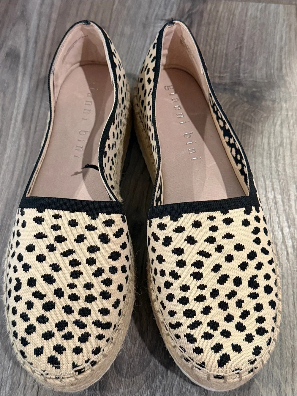 Gianni Bini Shyleah - Stretch Leopard Print Espadrille Platform Slip-On